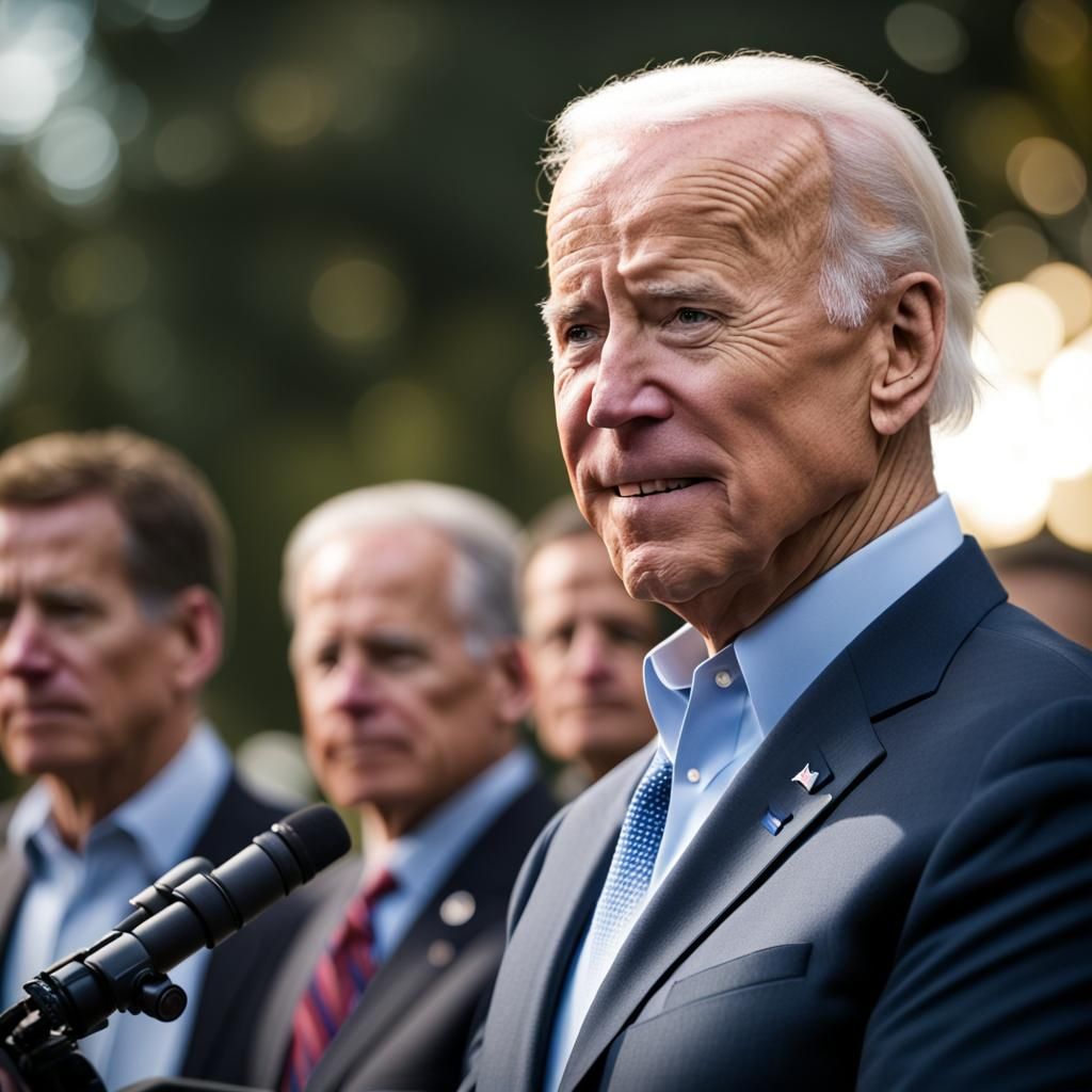 Joe Biden in Professional Portrait Style