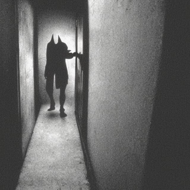 Silent Hill Incubus Monster in Dark Hallway