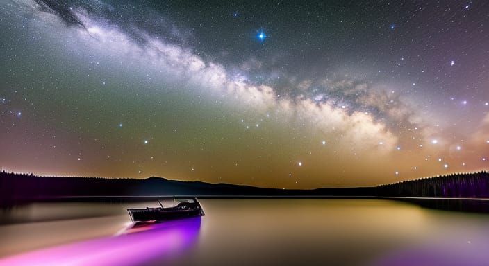 Intricately Detailed Space Odyssey in Cinematic Hyper Realis...