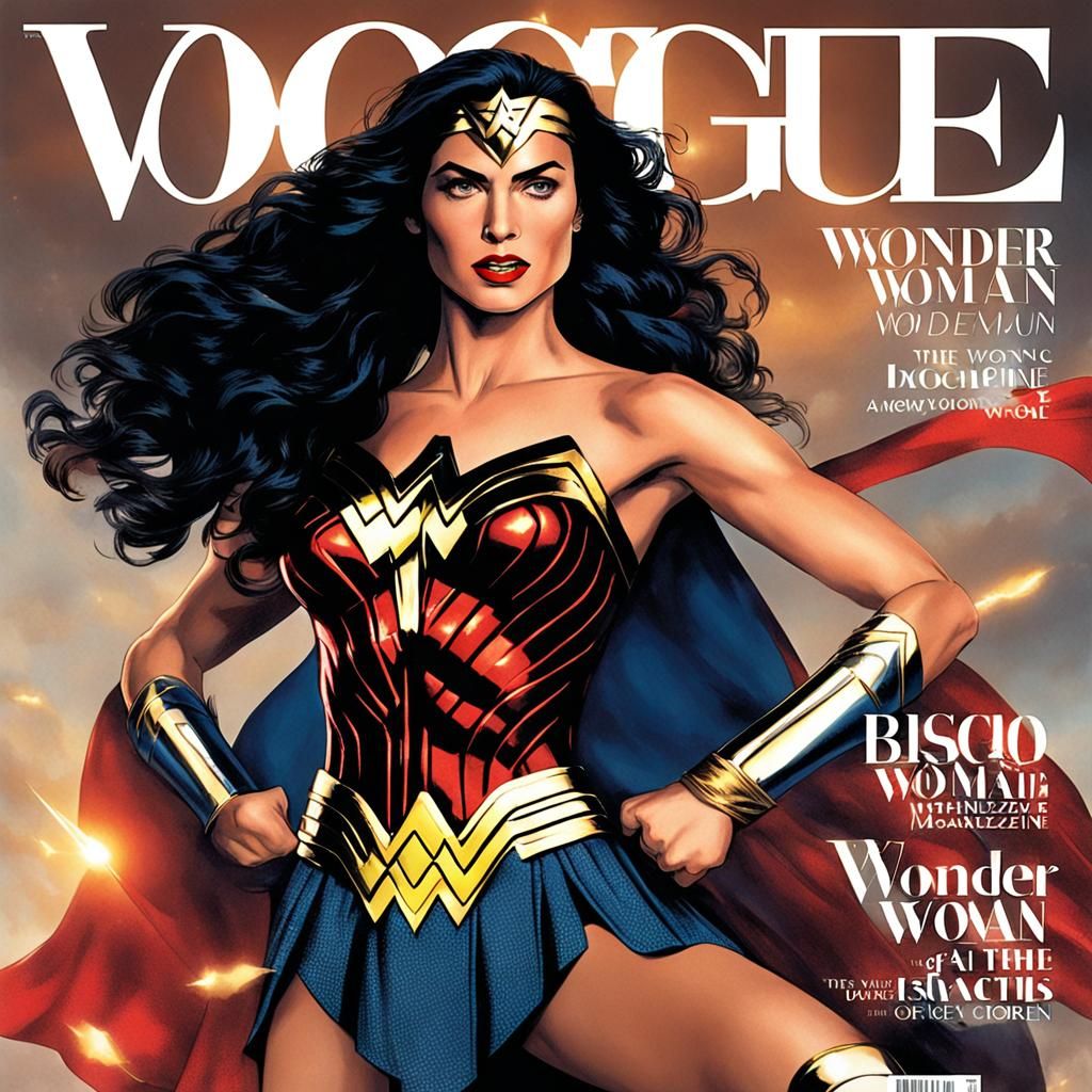 Wonder Woman Graces Vogue Magazine Cover