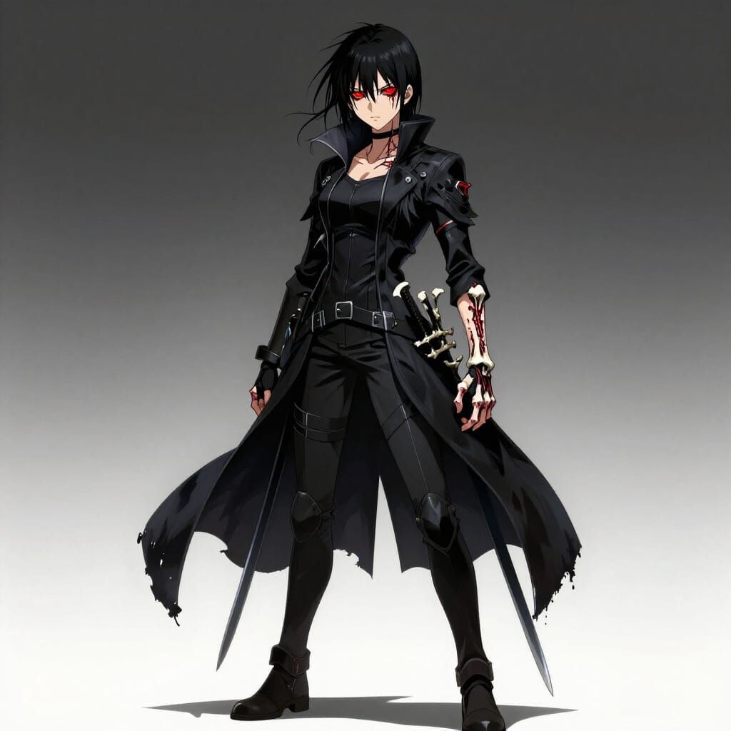 Astra Demon Hunter Combat Mage with Vein Magic