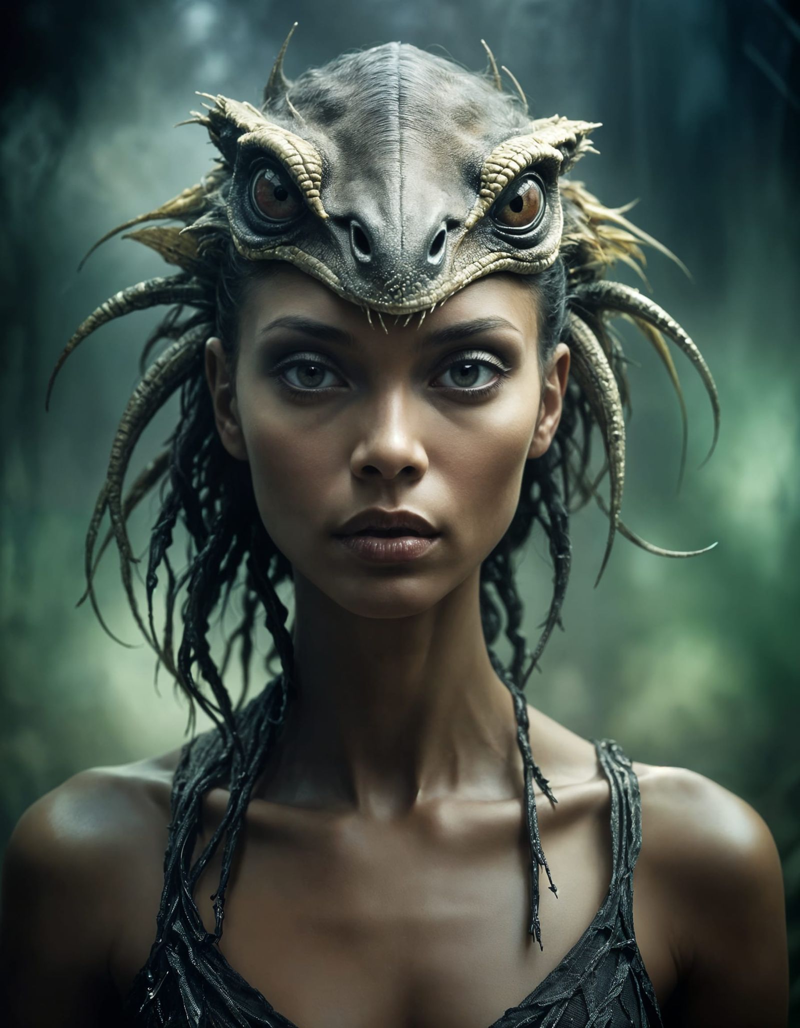 Ingrid Baars-Style Cinematic Surreal Portrait