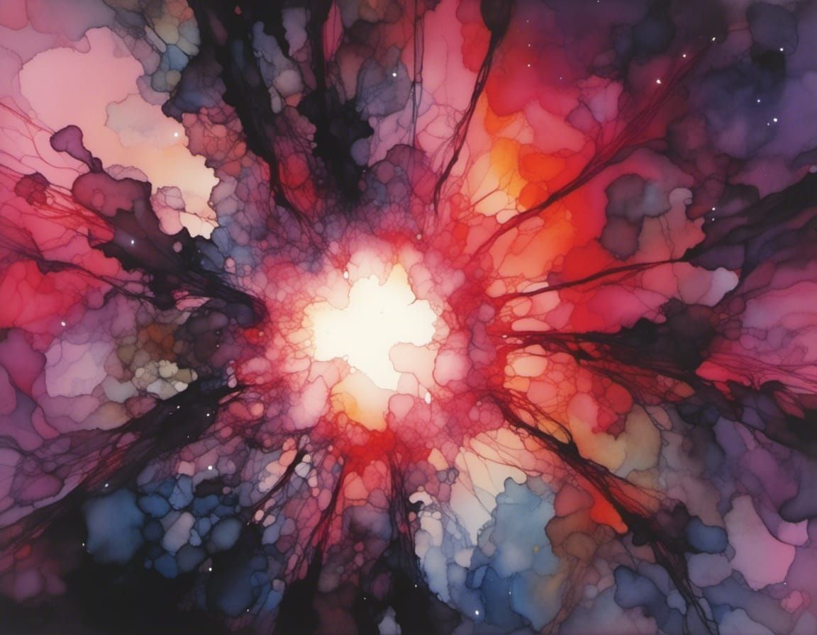Nebula - Alcohol Ink
