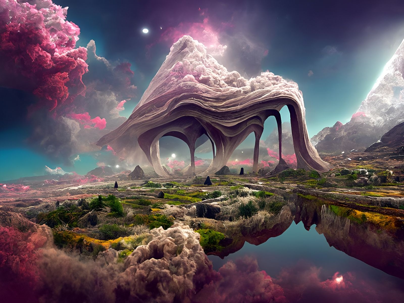 Ethereal Realm of a Higher Power