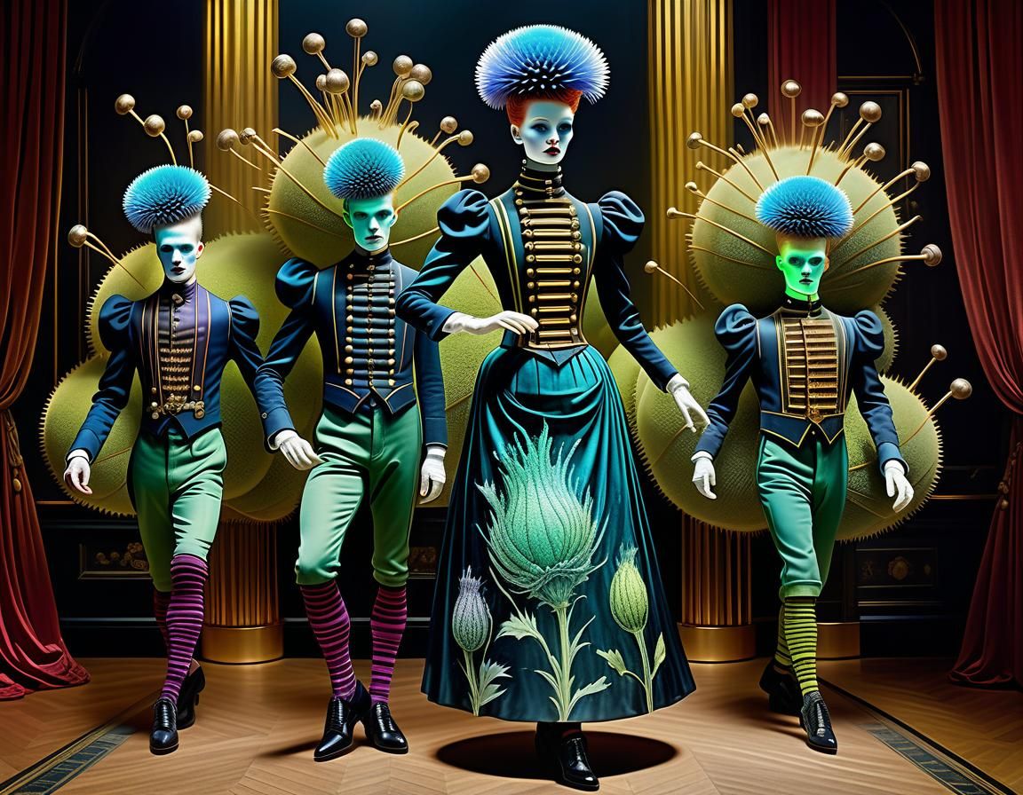 Biopunk Gucci Scotch Thistle Vaudeville Parade