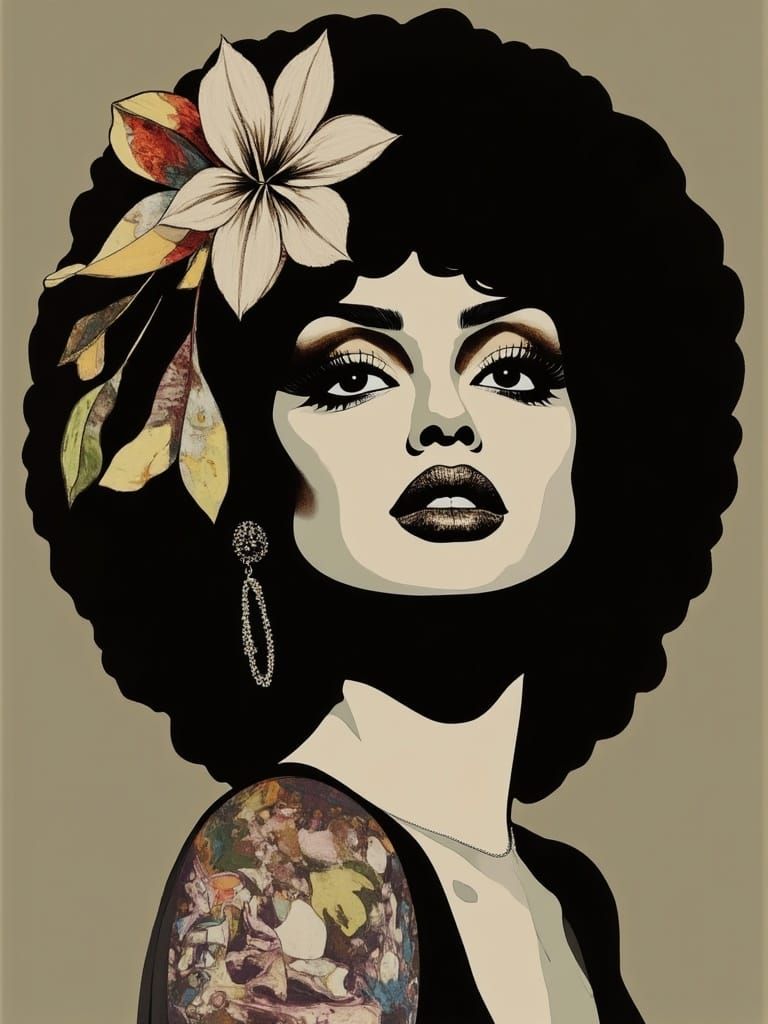 Dramatic Bohemian Portrait in the Style of J. C. Leyendecker...