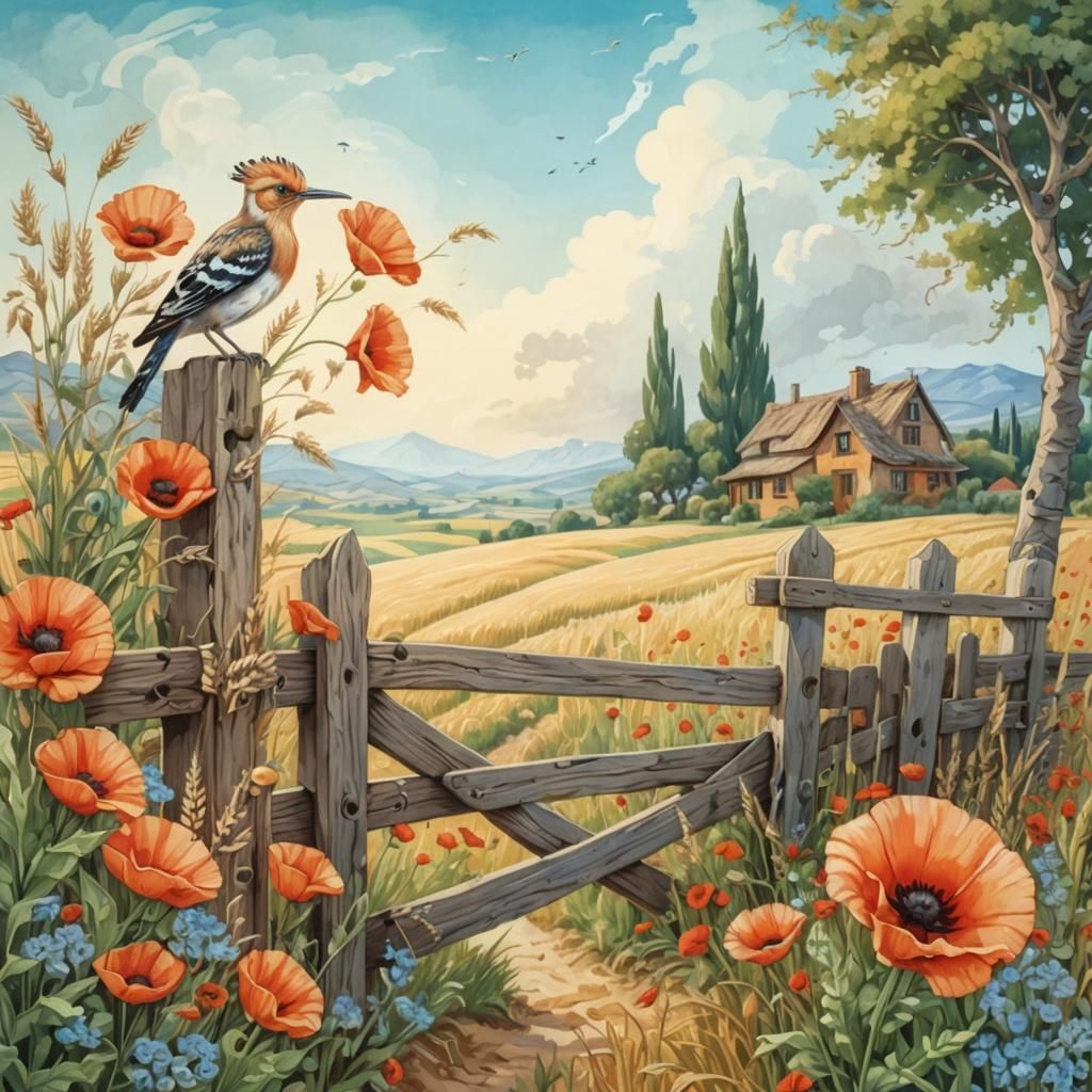 Surrealist Whimsy in Vibrant Candyland Colors