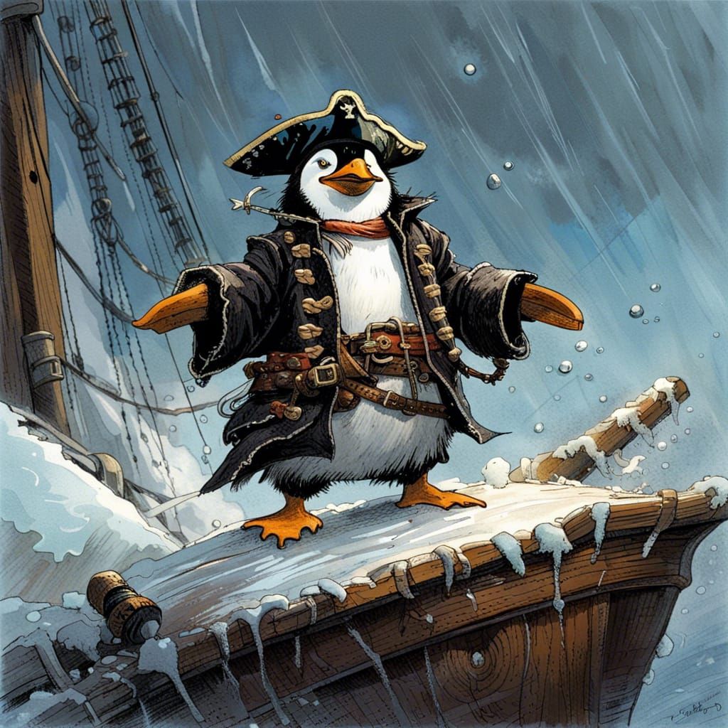 Pirate penguin