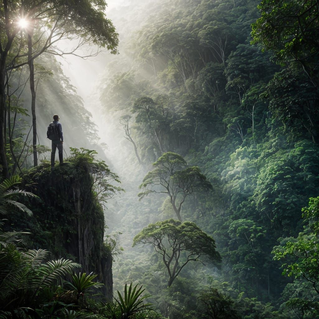 Ancient Misty Rainforest