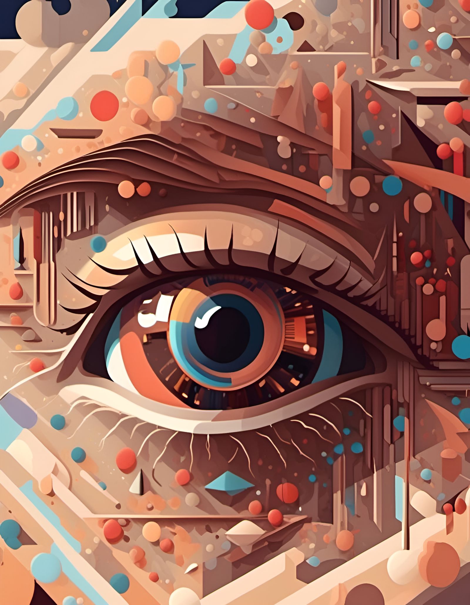 Eye of the Cosmos: A Brown Man's Gaze on Earth from Space