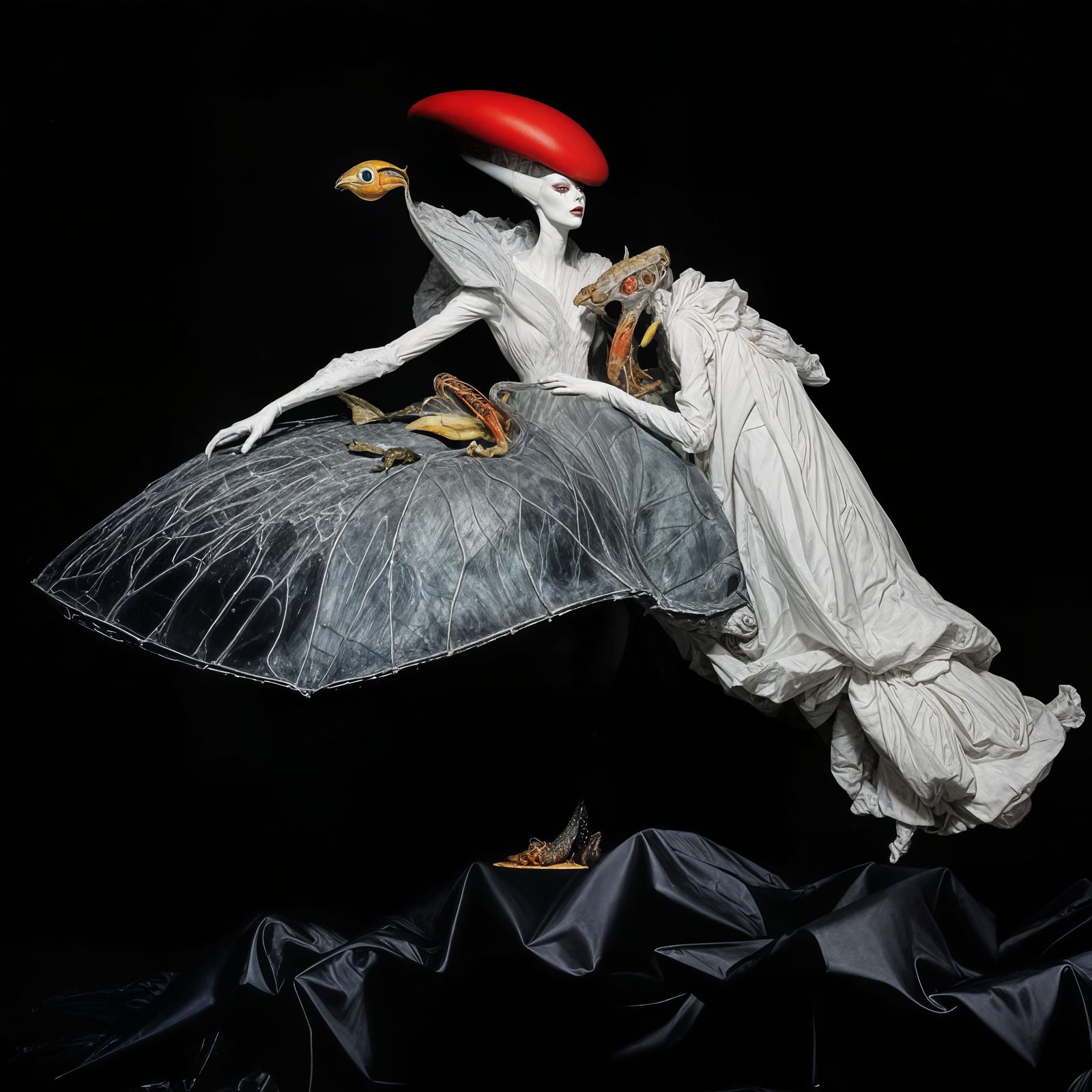 Opera: Scene between the dame and the homme, who is an Alien...