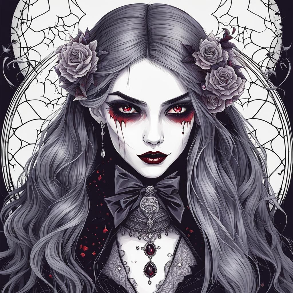 Ethereal Vampire with an Enchanting Glow