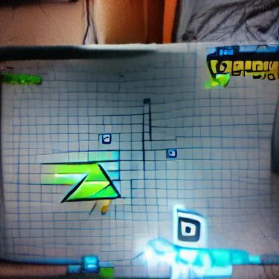 Surreal Neon Geometry Dash Melody