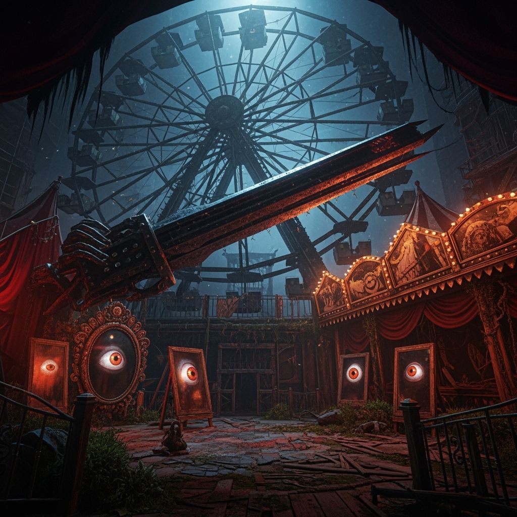 Villain's Lair: Overgrown Carnival with Weaponized Ferris Wh...