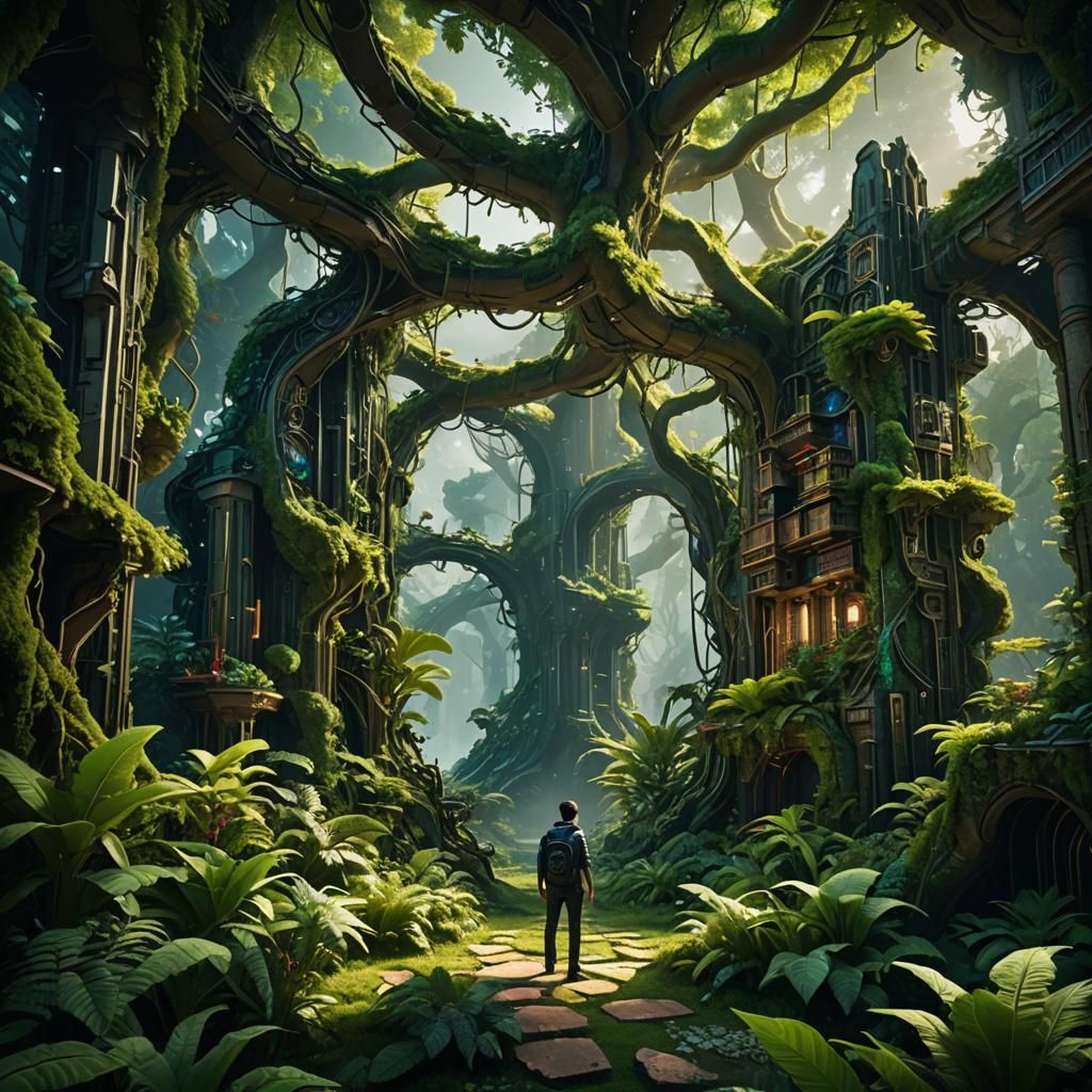 Surreal Researcher Delves into Fantastical Multidimensional....