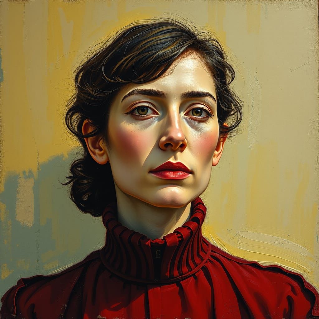 Modernist Masterpiece in Opulent, Expressive Style