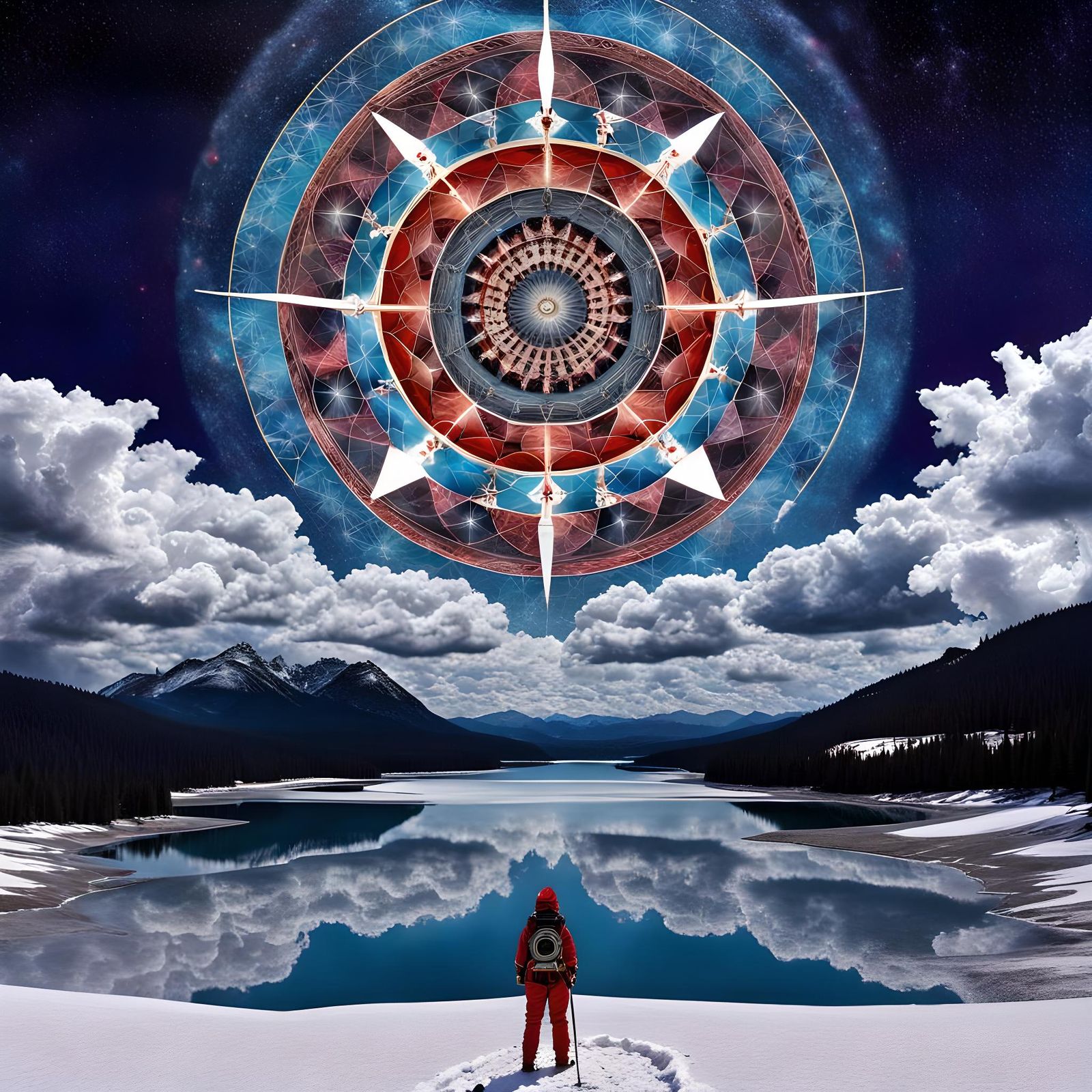 Sacred Gateway in Dark Fantasy Aesthetic