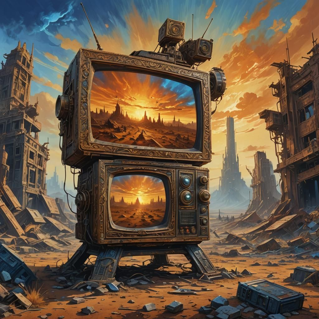 Ancient TV Displays End of the World in Vibrant, Hyper-Reali...