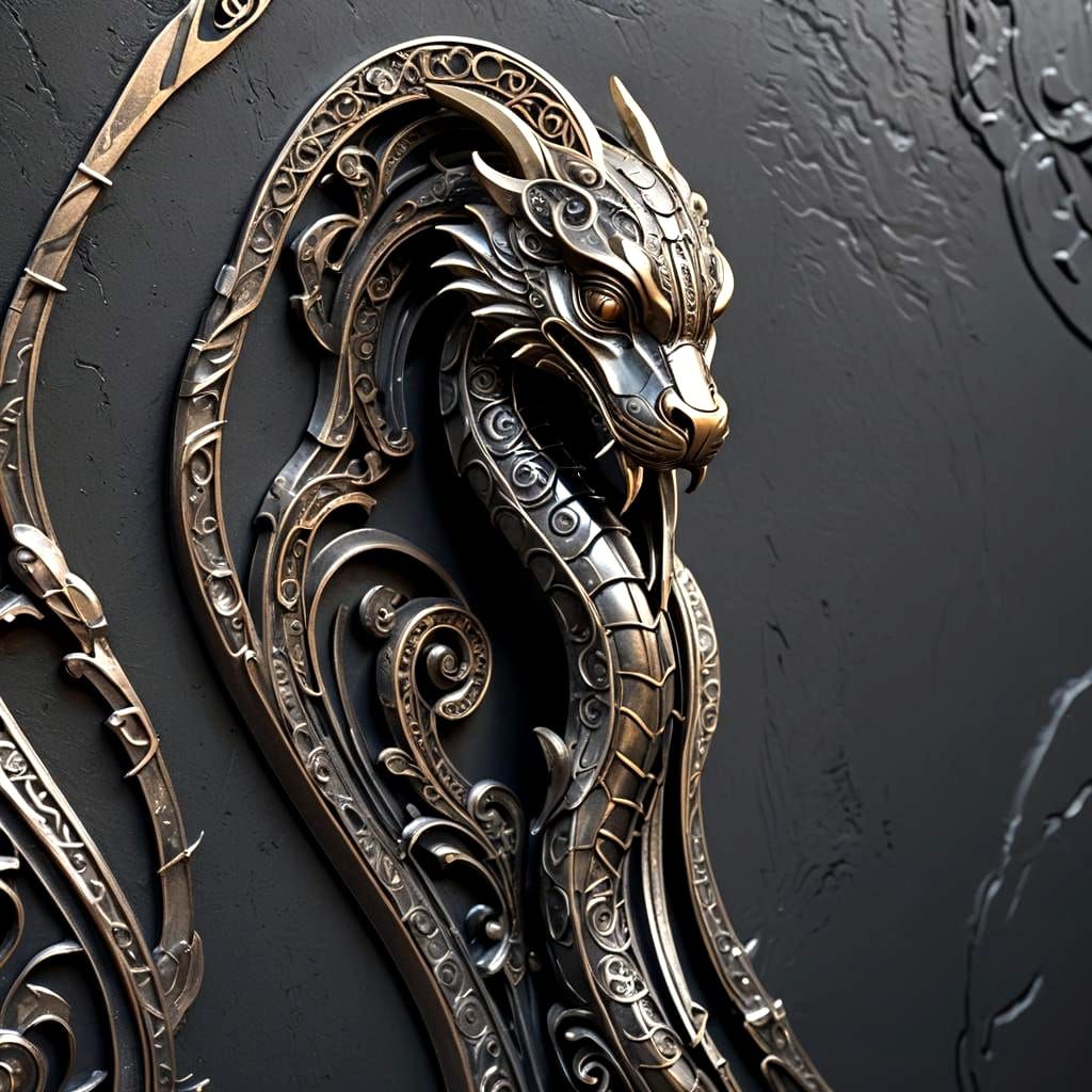 Art Deco Serpent Finial Unveiled