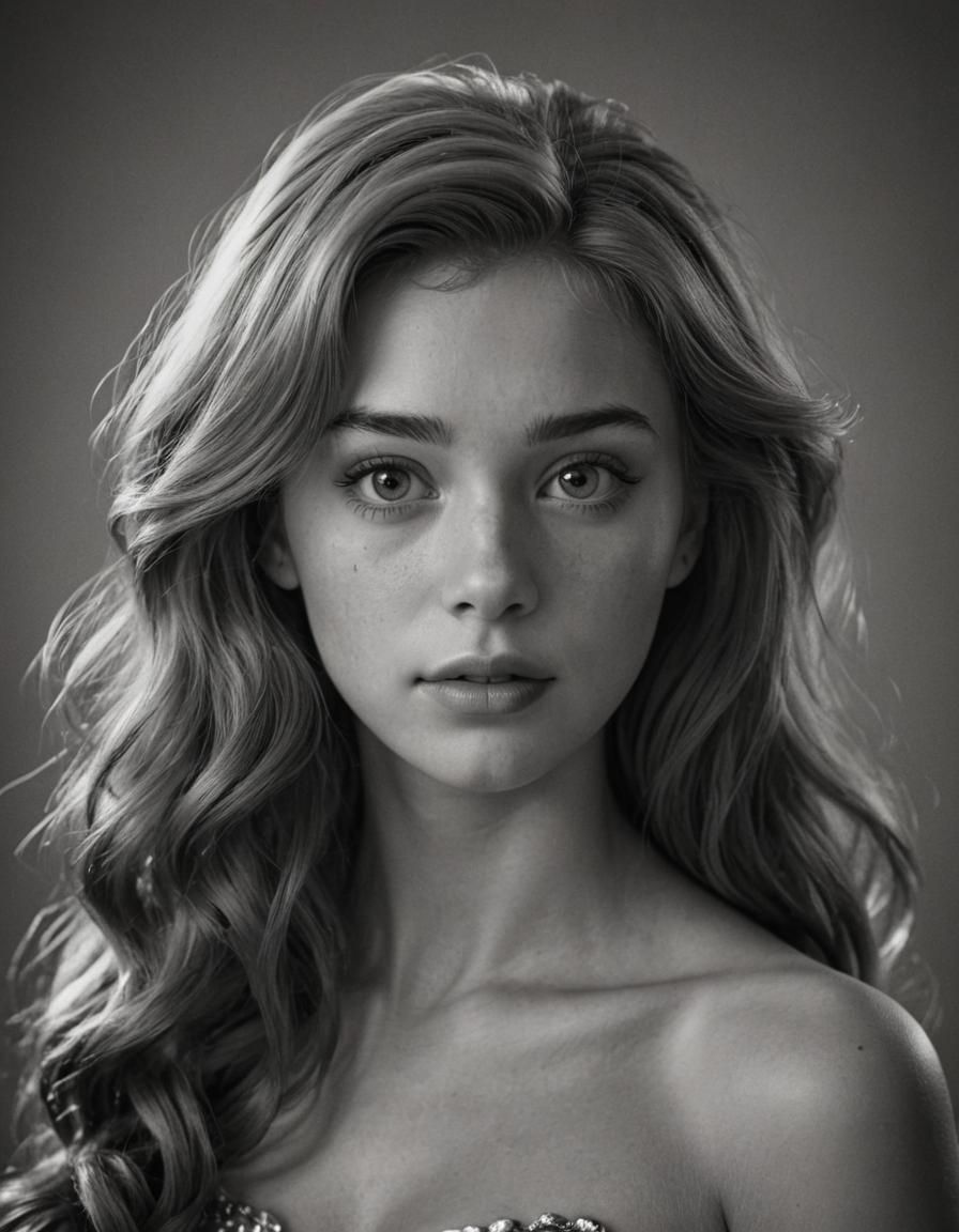 Ariel Portrait in Studio Harcourt Style