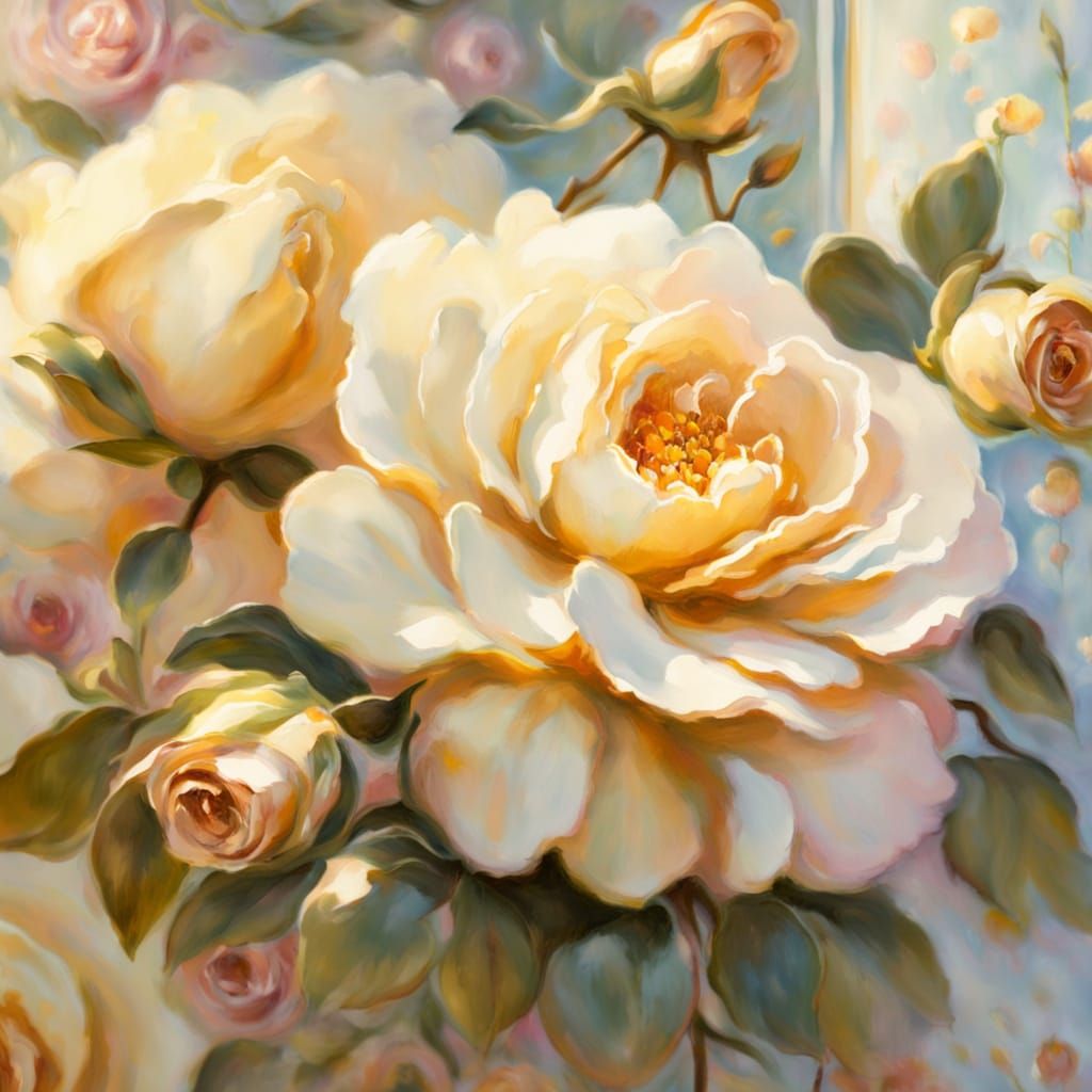 Roses Grow in Refrigerator: Impressionist Botanical Illustra...