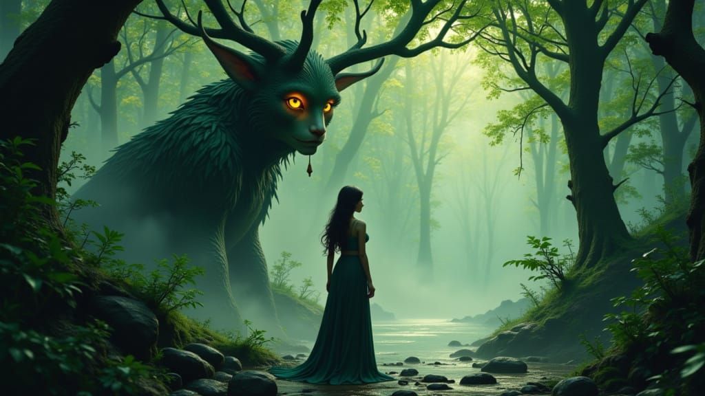 Guardian of Enchanted Forest Spring