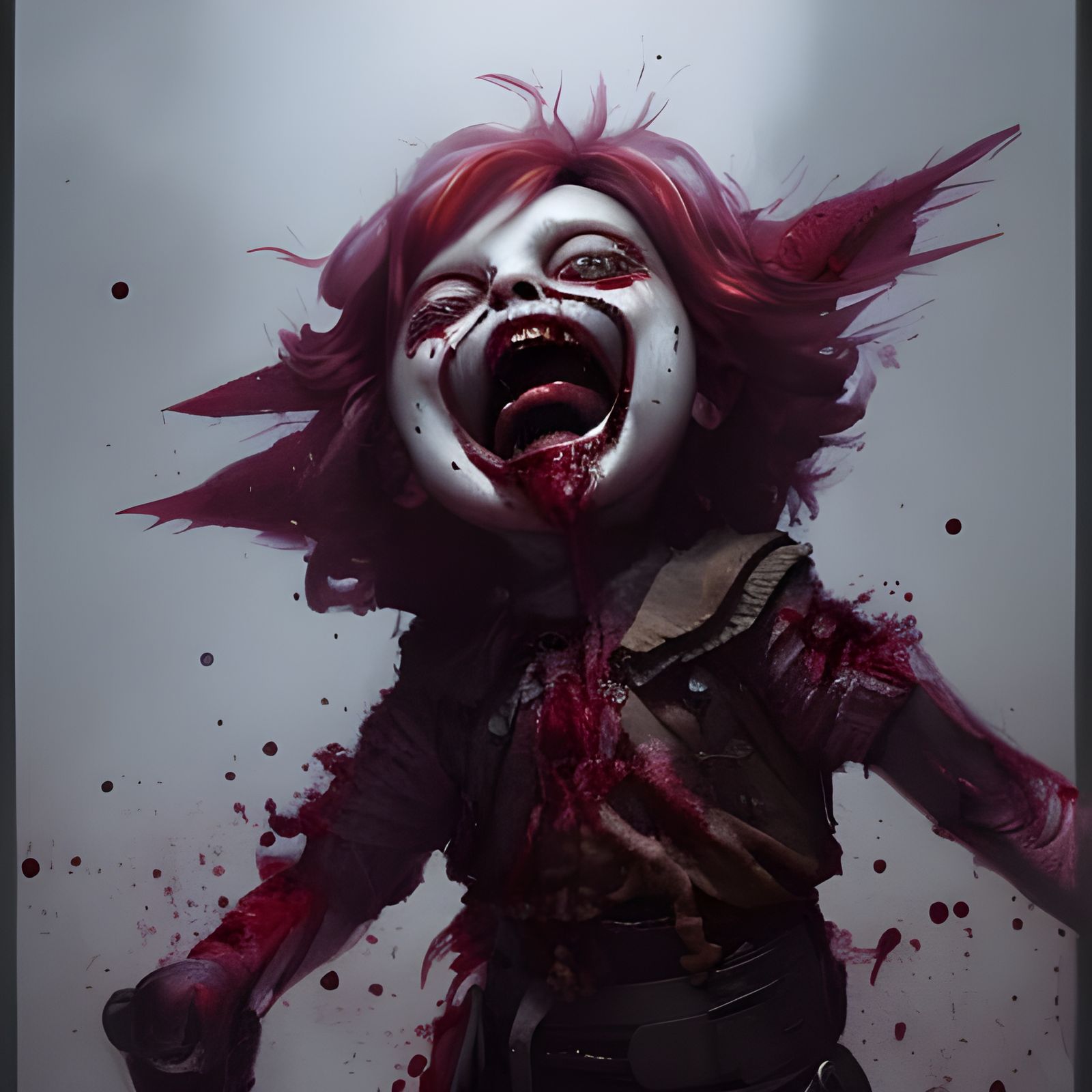 Evil Doll Masterpiece in Dark Fantasy Style