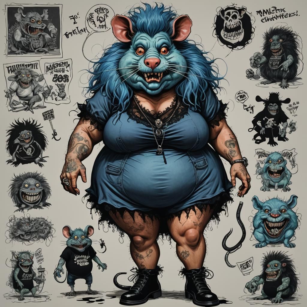 Gothic Enchantress Meets Cat-Costumed Lawyer in Cyberpunk Mi...