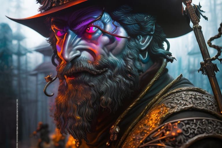 Krampus in Medieval Austrian Village