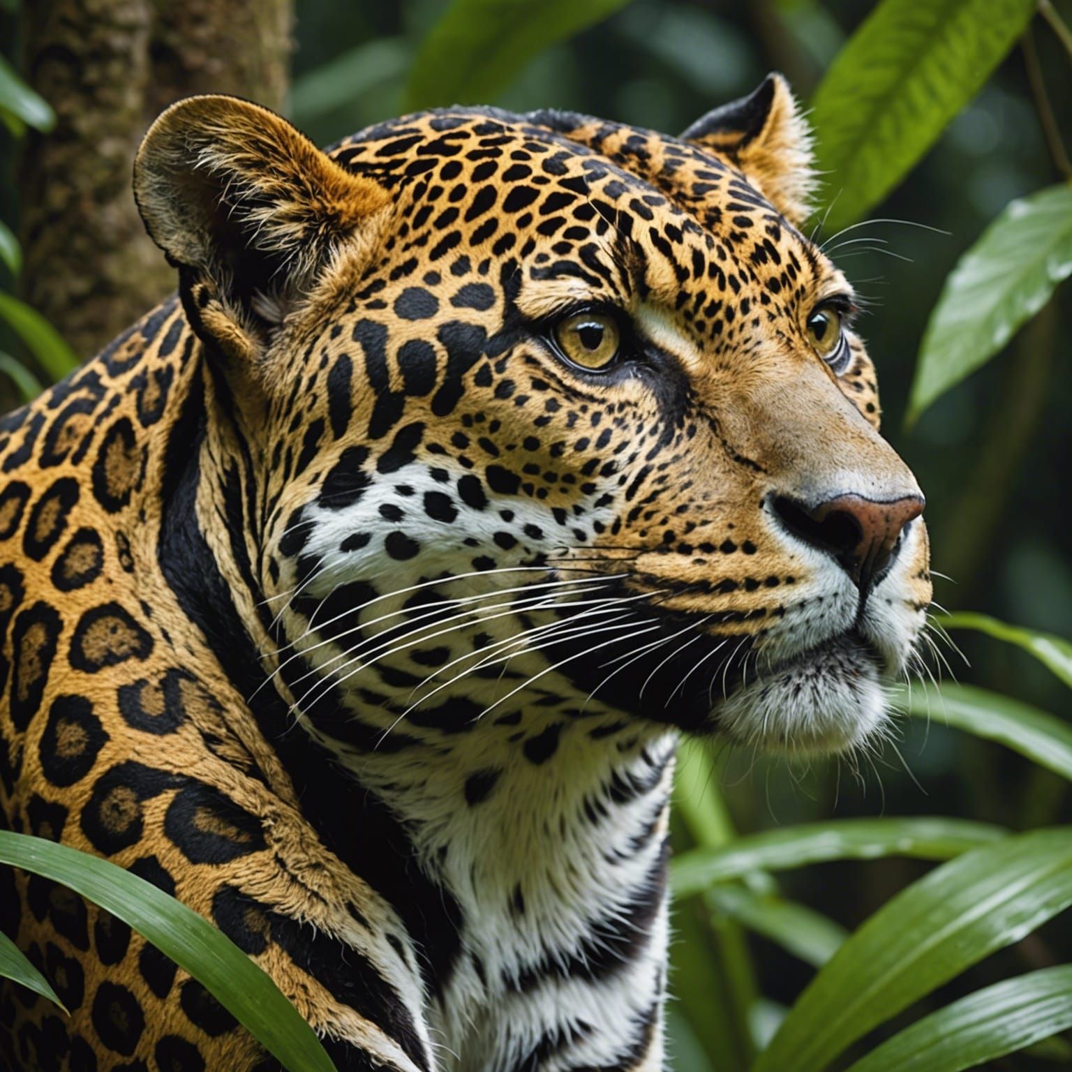 Portraits of Exotic Rainforest Animals