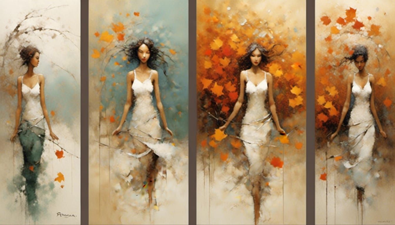 Four Seasons Ephemeral Dreamscapes
