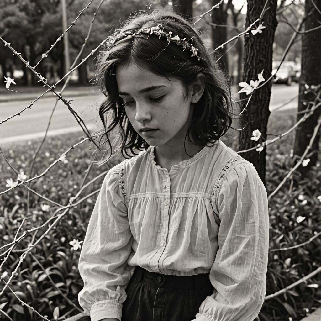 Soulful Boy on the Edge of Seventeen in a Haunting Melanchol...