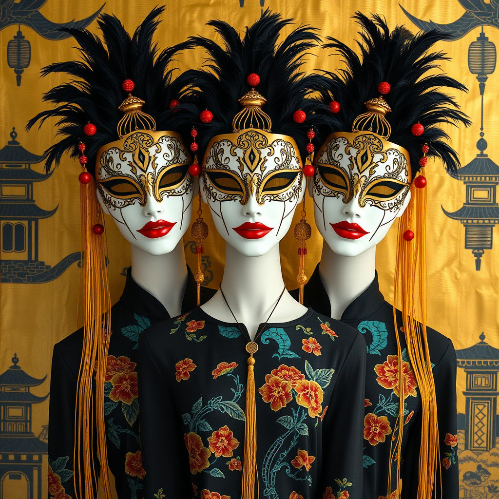 Symmetrical Masquerade Enchantresses