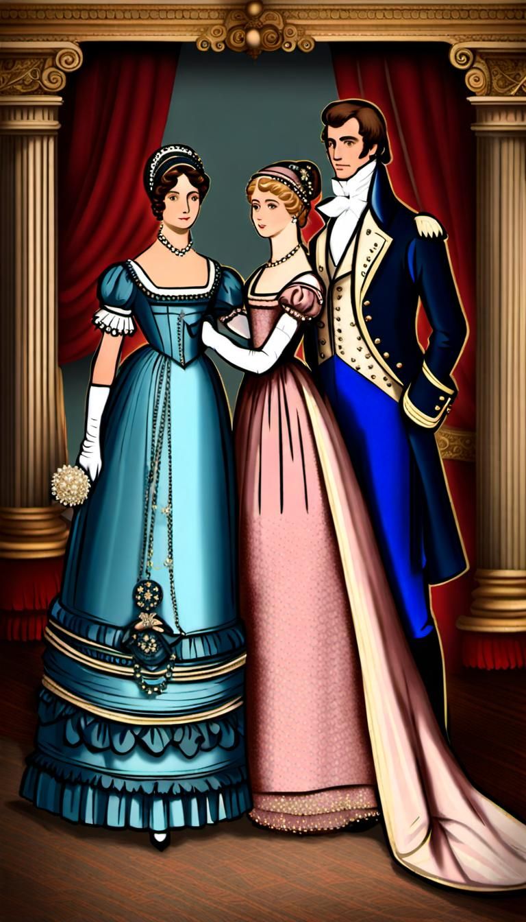 Regency Era Royal Ball Scene