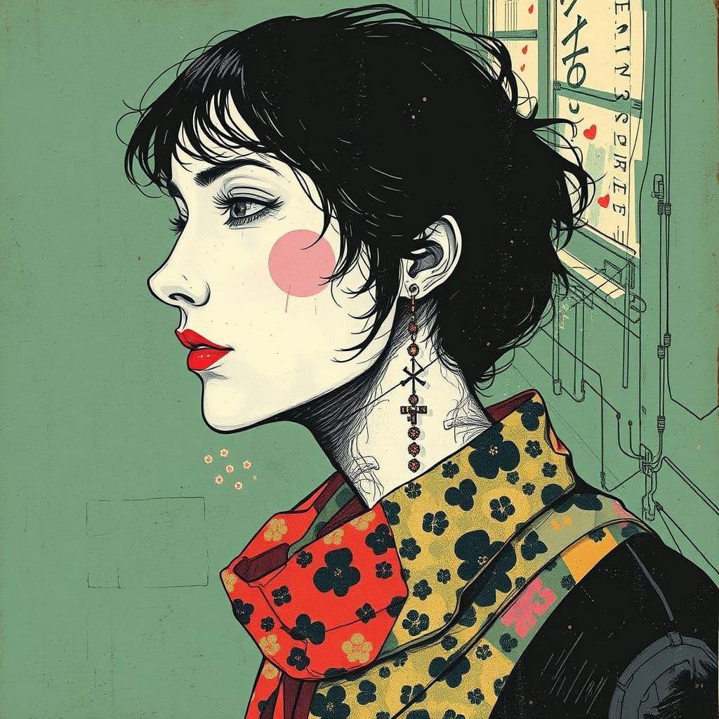 Fantastic Art Styles Mashup Illustration