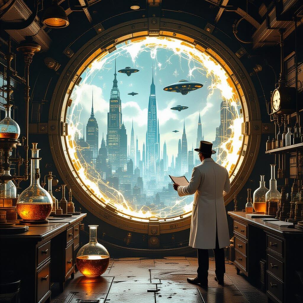 accidentally activating a time portal