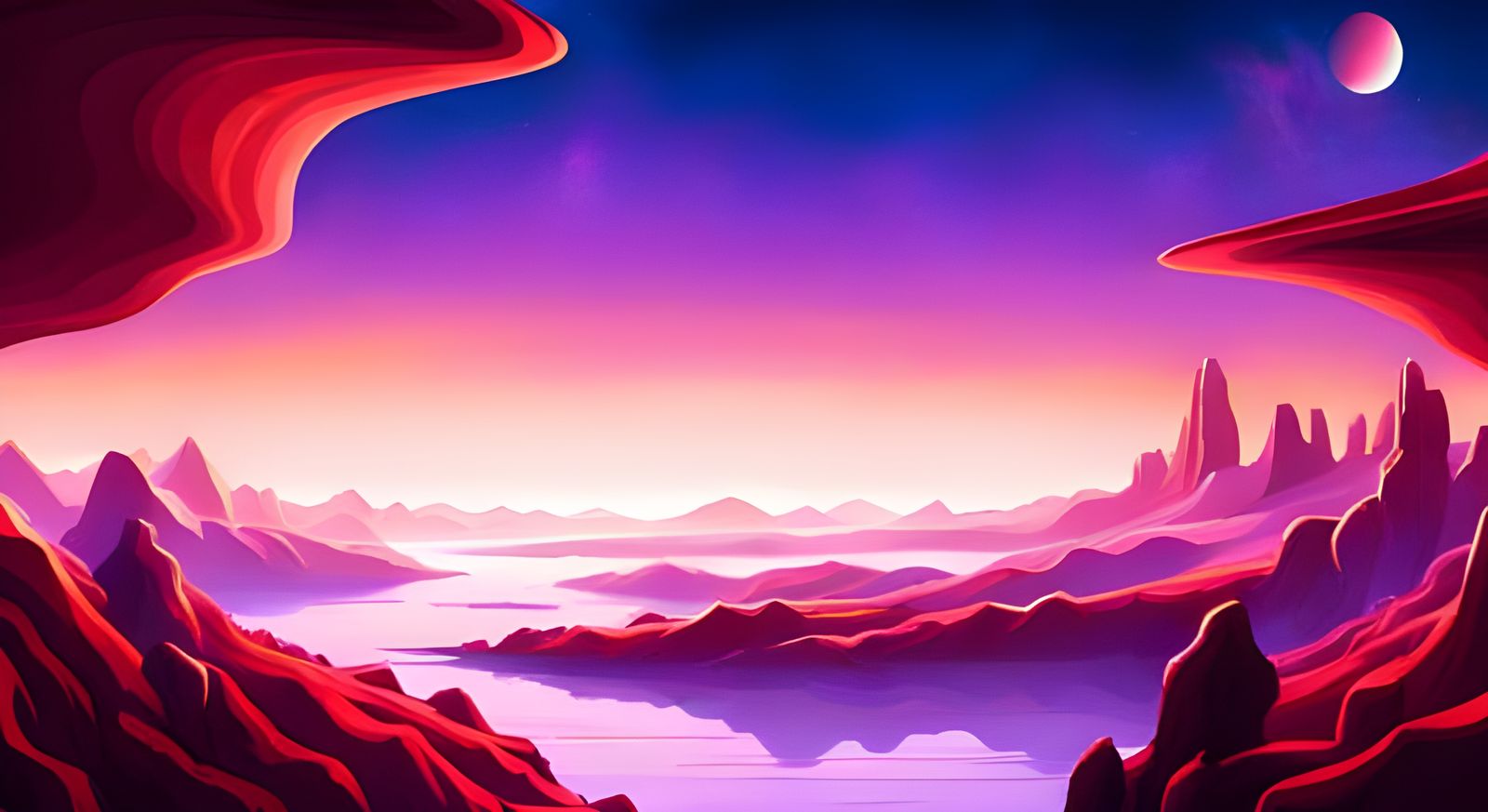 Majestic Alien Landscape of Hylics 2 Beauty