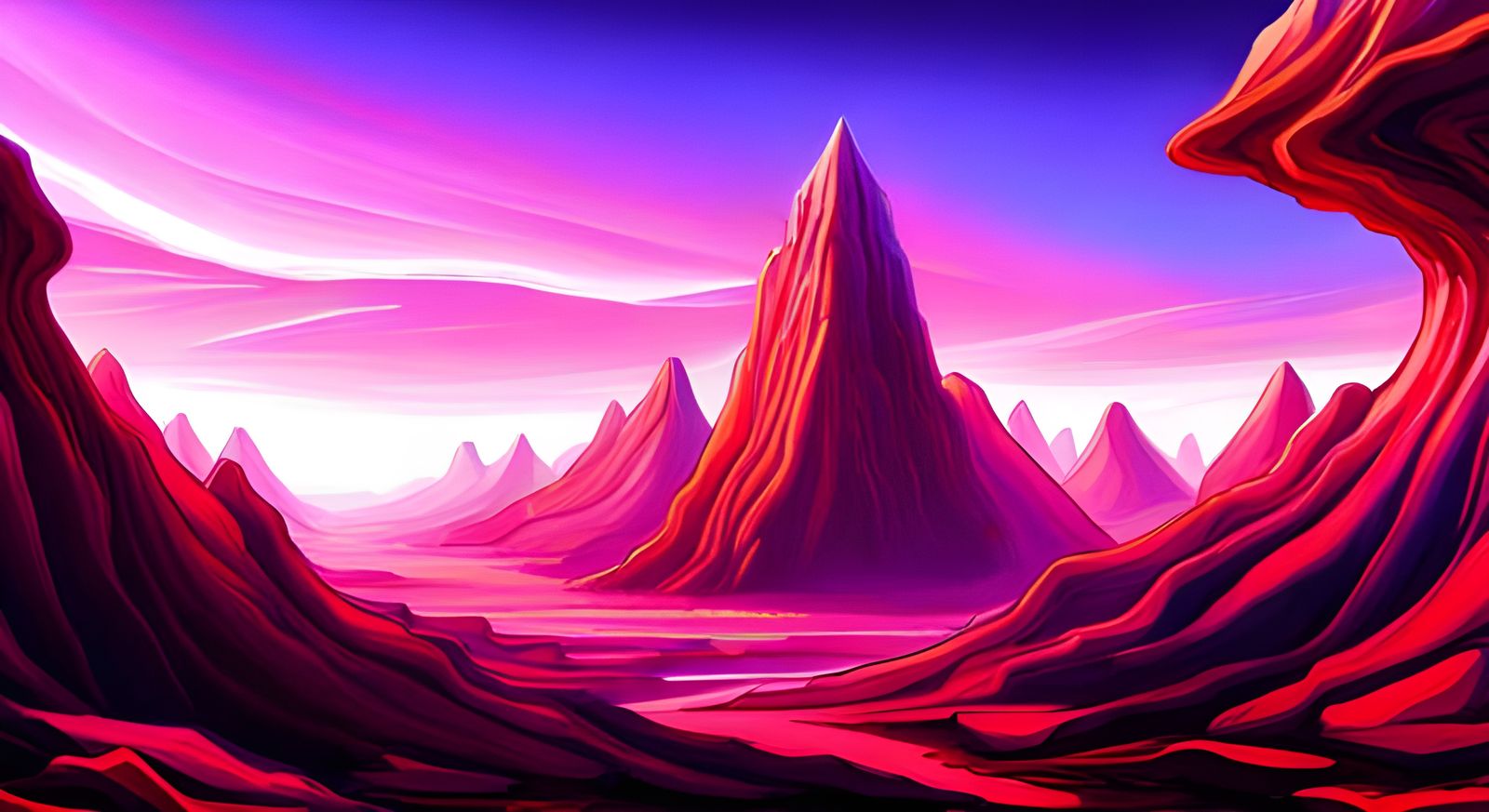 Majestic Alien Landscape of Hylics 2 Beauty