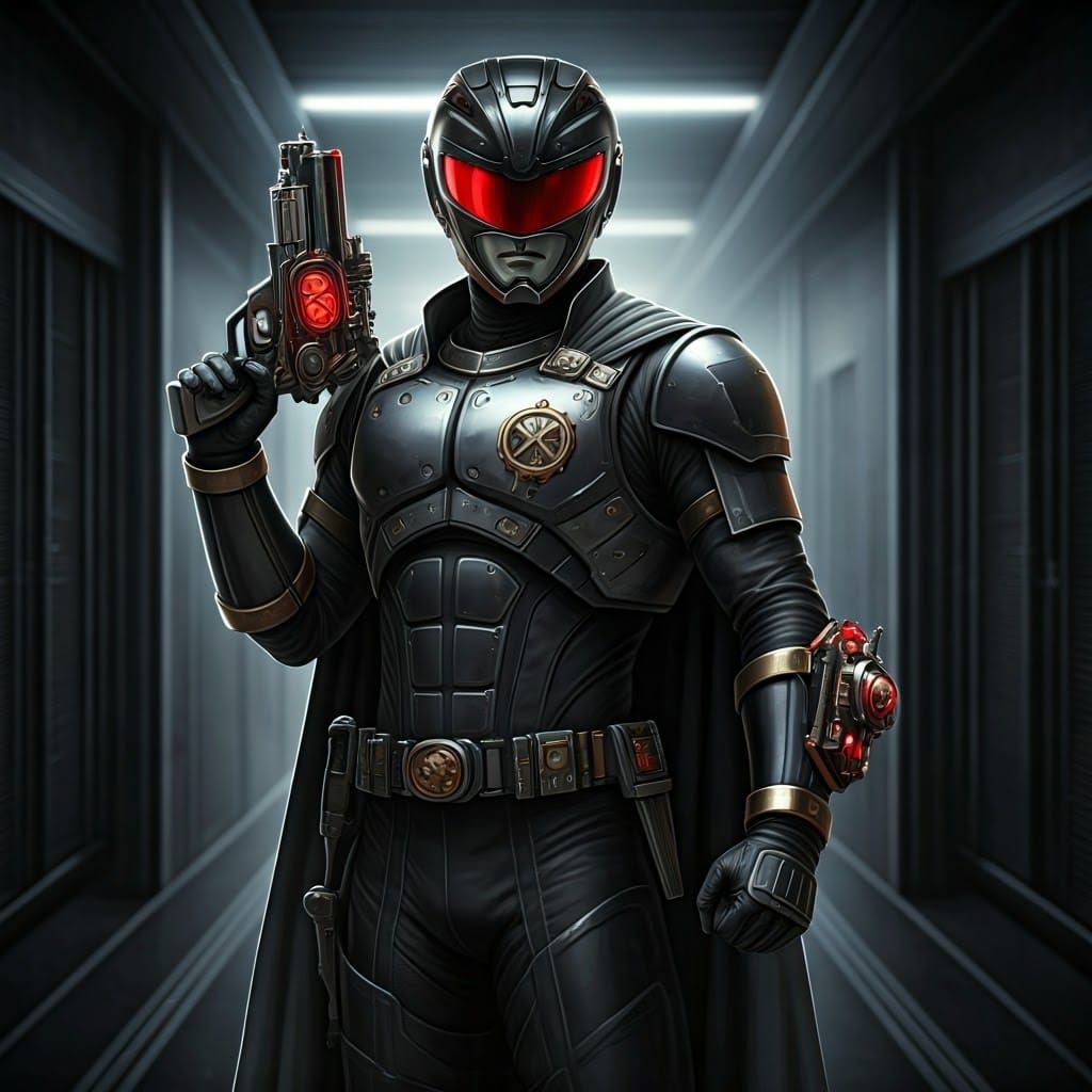 Epic Steam Punk Hero in Modern Super Sentai Style