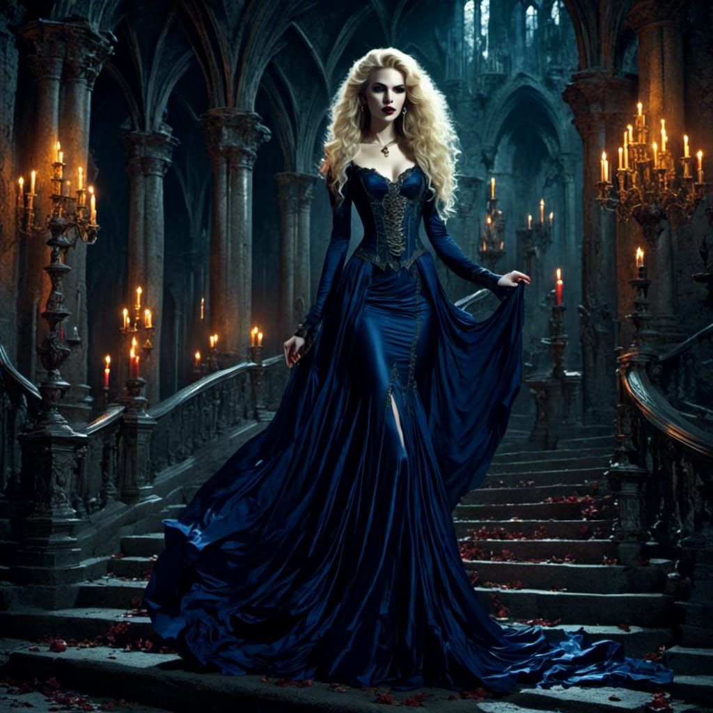 <lora:VampireStyle:1.0> <lora:Female Vampires:1.0> Queen Vampire