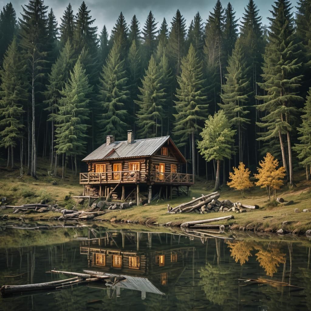 Log cabin