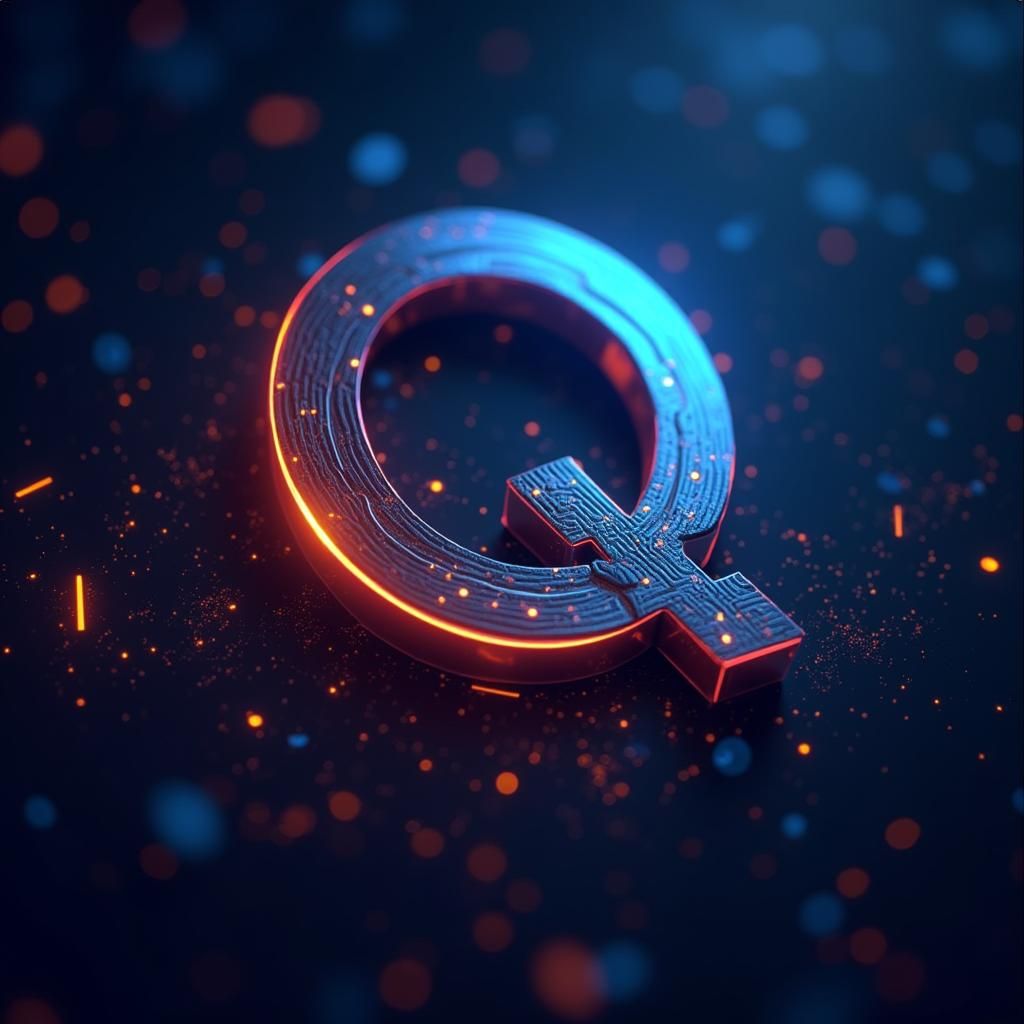 Ethereal Forex Logo in Neon Blue and Orange