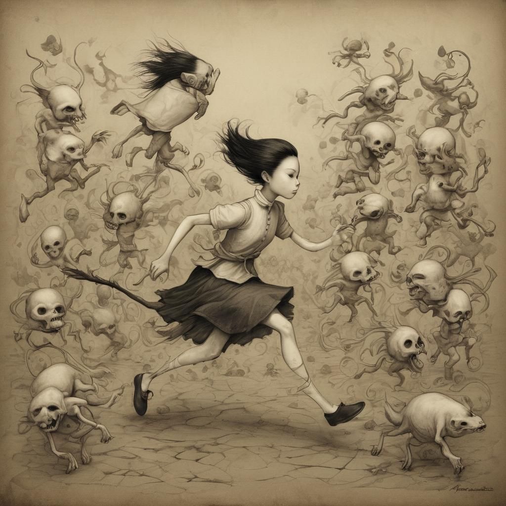 Mysterious Girl Runs from Ancient Horrors in a World of Arca...