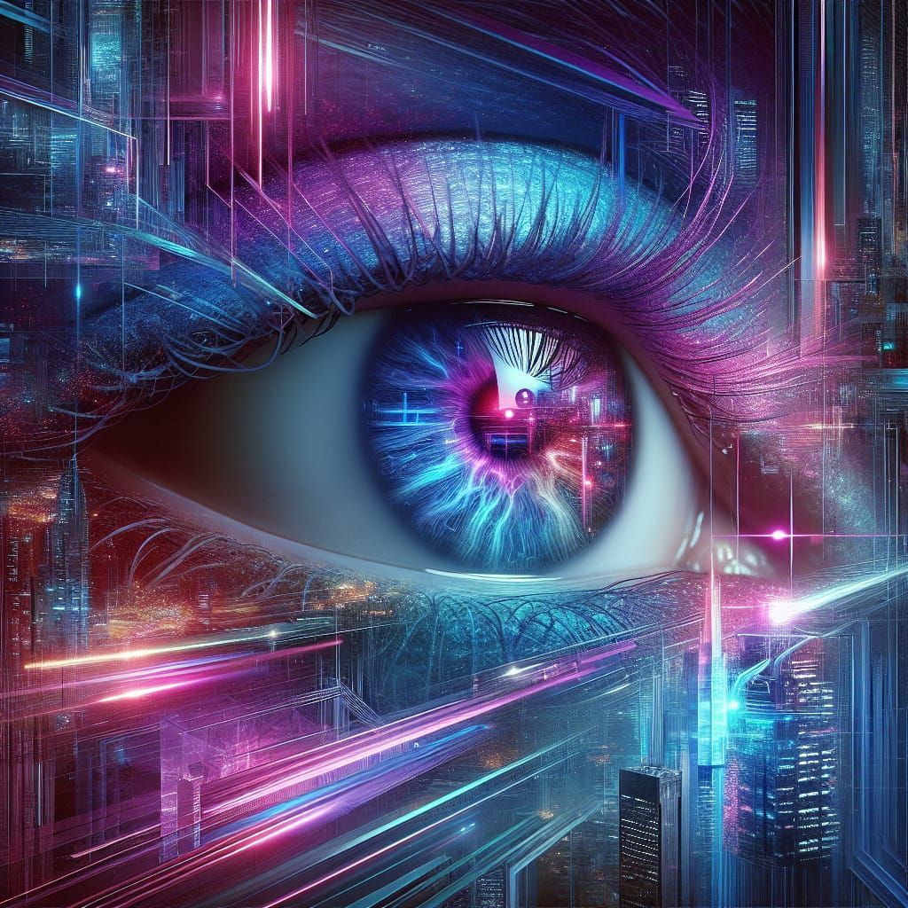 Glitch Art in Hypermaximalism: A Hyperreal Eye in the City