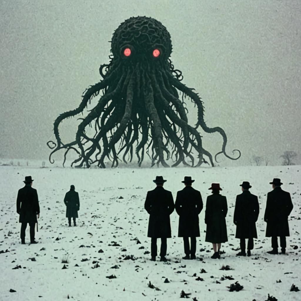 1950s Pulp Heroes Investigate Eldritch Monster