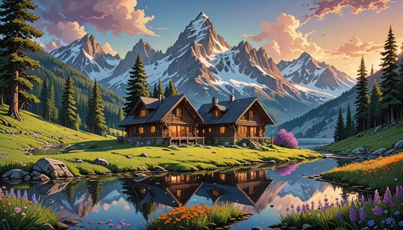 Alpine Serenity in Perfect Harmony