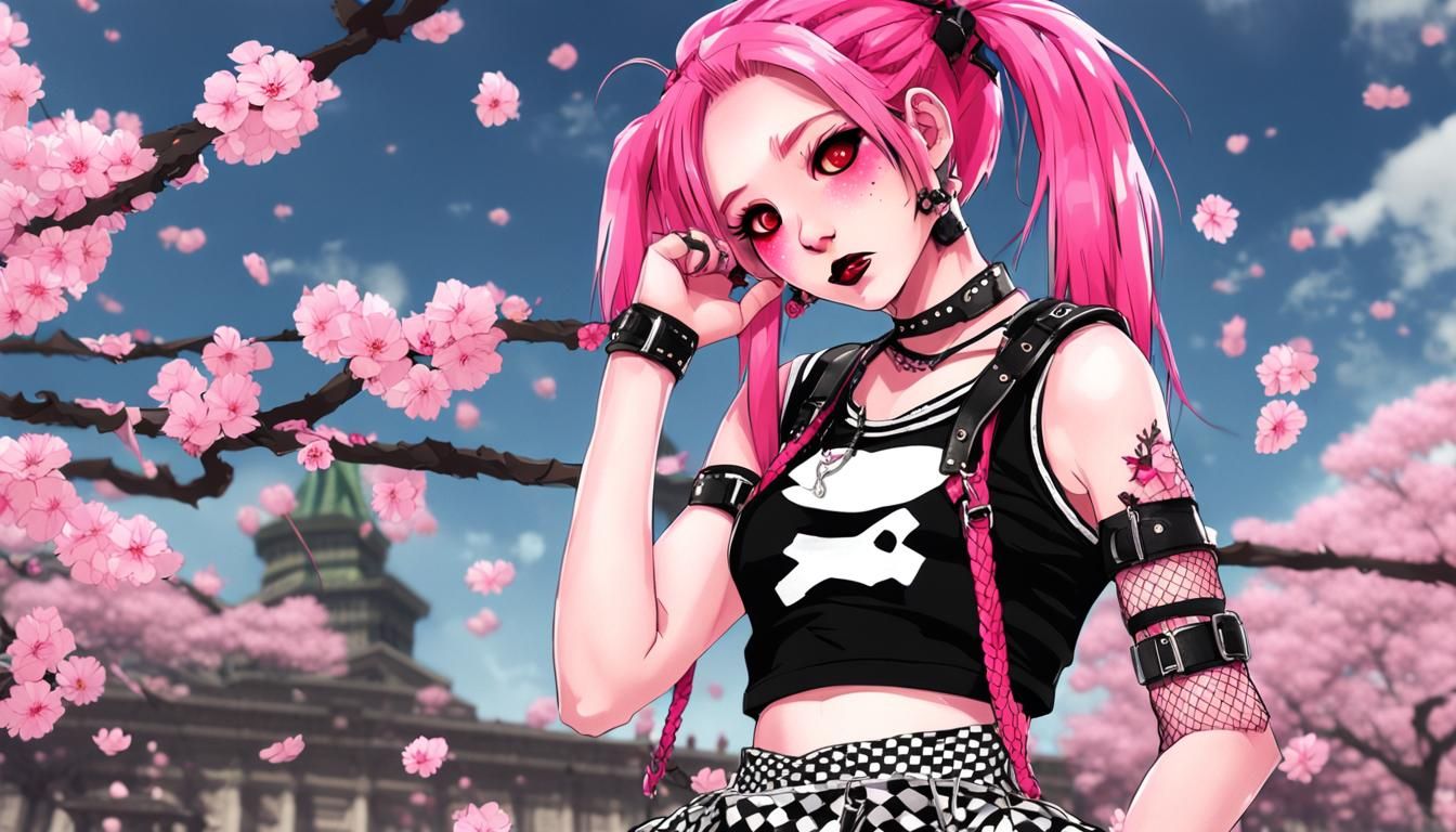 Punk Cherry Blossom Rebellion in Full Force