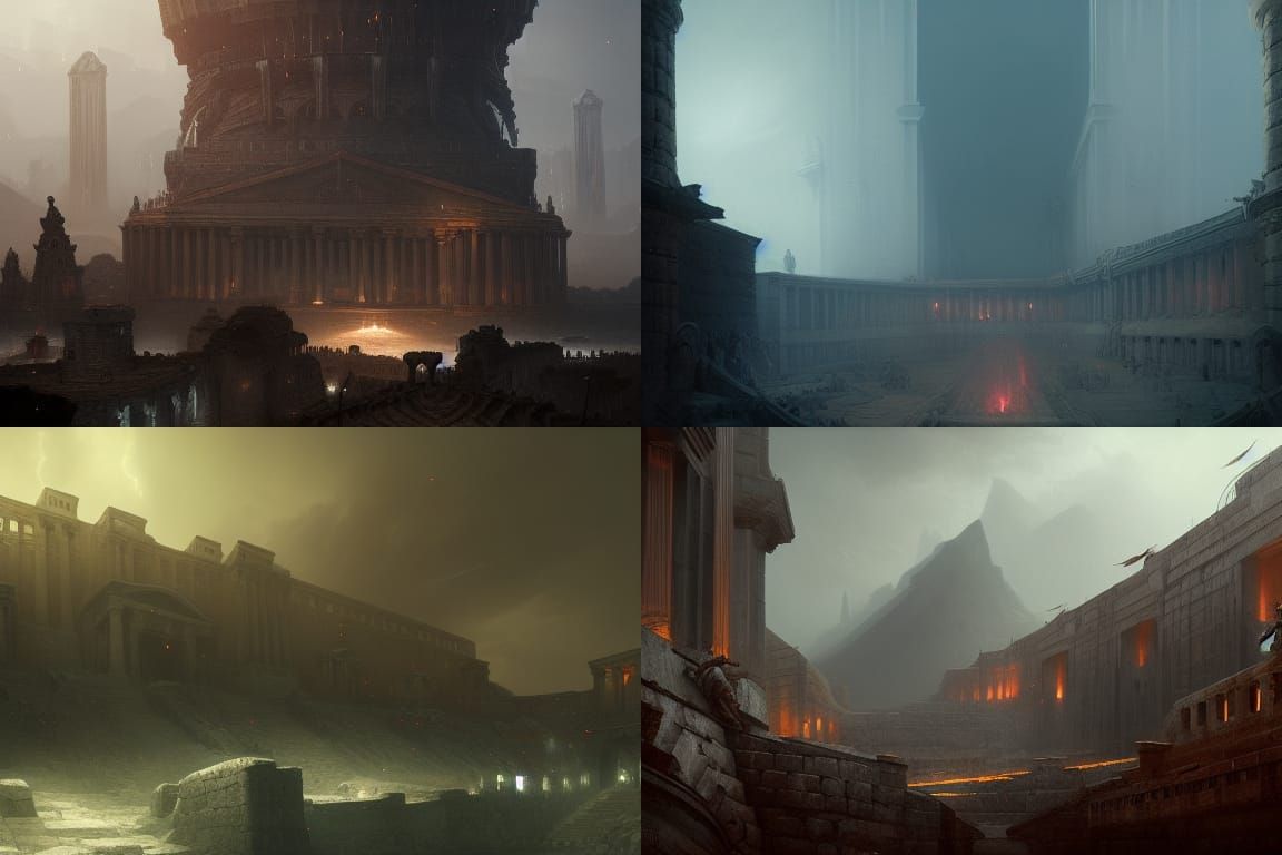 Epic Dark Fantasy Titans Trapped in an Ancient Greek Prison