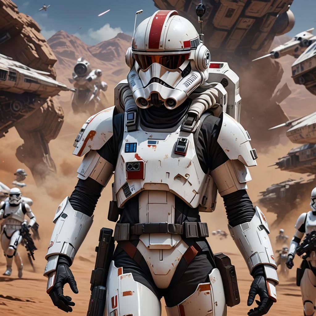 Clone Pilot ARC-170 Star Wars Concept Art