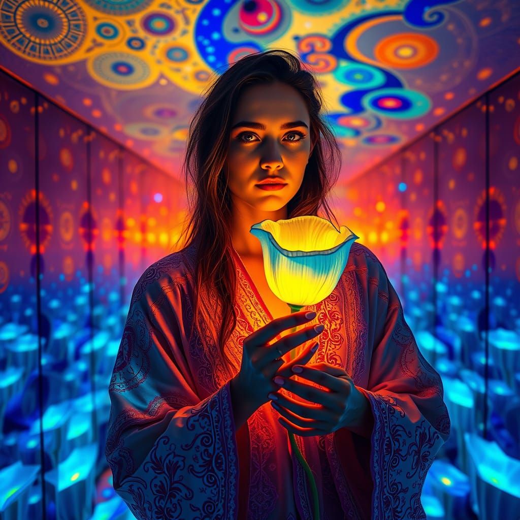 Surrealist Vision in Cosmic Abstraction